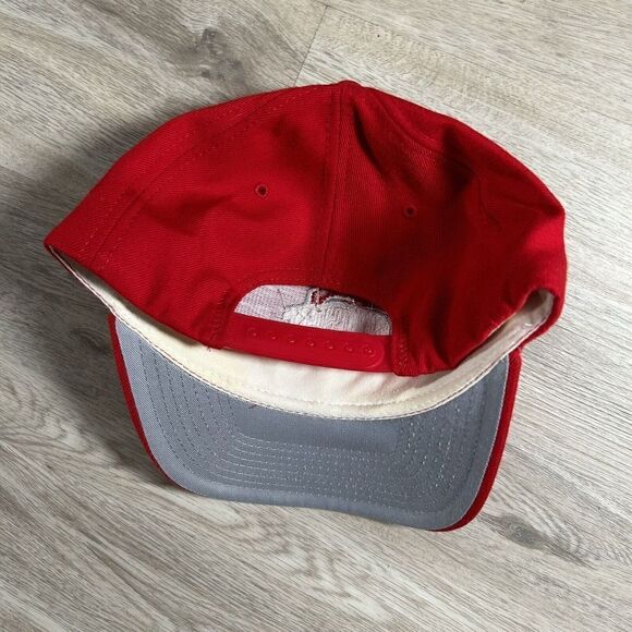 Vintage New Era Ohio State‎ Buckeyes Hat Snapback NCAA College Football Red Cap - Picture 5 of 8
